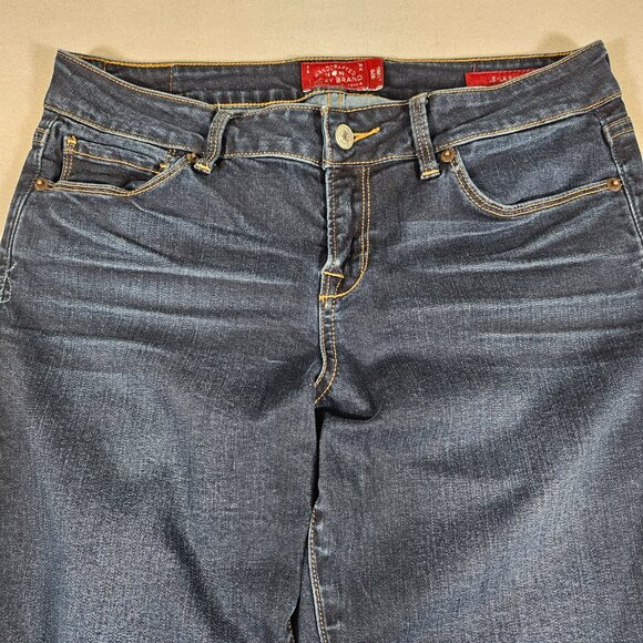 Lucky Brand Jeans Womens 8/29 Long Blue Denim Leyla Skinny Mid Rise - Picture 2 of 13